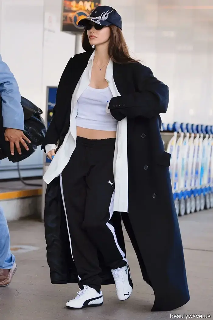 In 2025, Trendy Girls Arrive at LAX Sporting *This* Sneaker Ensemble