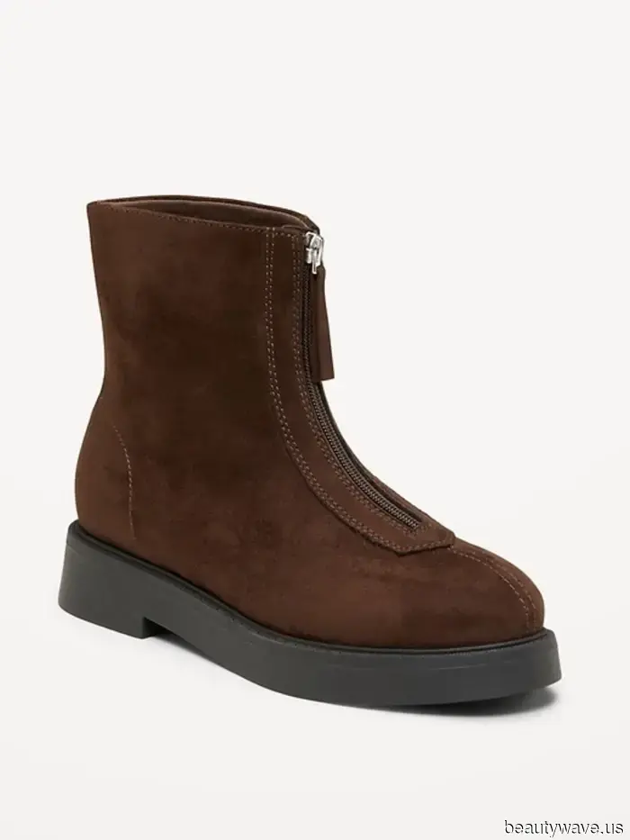 Estas botas con cremallera de Old Navy de $50 son tan elegantes como el par de $1500 que he estado deseando desde el invierno pasado.