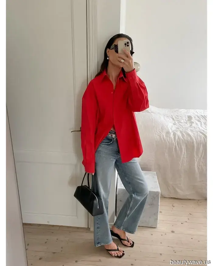 Wenn Sie Jeans zu einer Feiertagsveranstaltung tragen möchten, tragen Sie sie so, so und so.