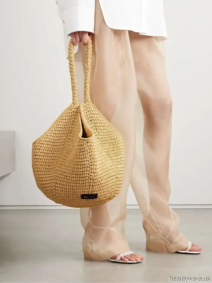 Fact: This French Girl Bag trend instantly makes black trousers and loafers look ready for summer.