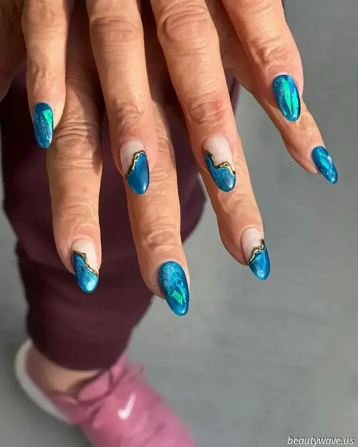 It's Official: "Pool Water" Nails Are Taking Over Milky Manicures This Summer.