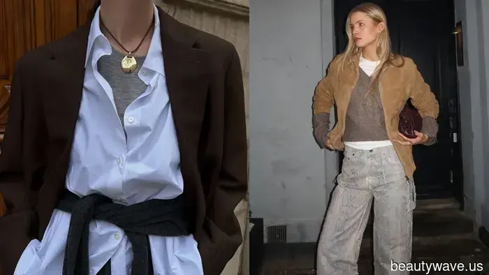 Reglas de capas elegantes: Cómo las personas de moda están usando suéteres con jeans, faldas y todo lo demás.