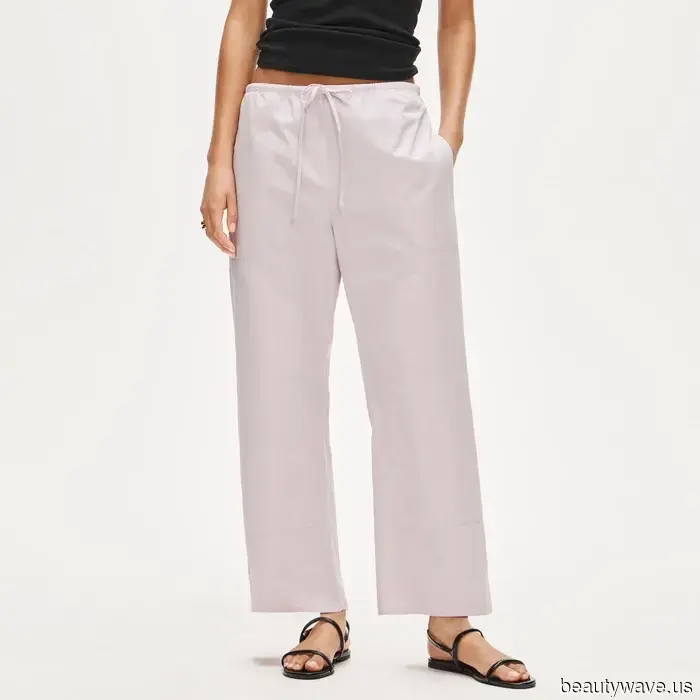 These $98 drawstring pants are a staple in the transitional wardrobe of every It Girl in L.A. and NYC.