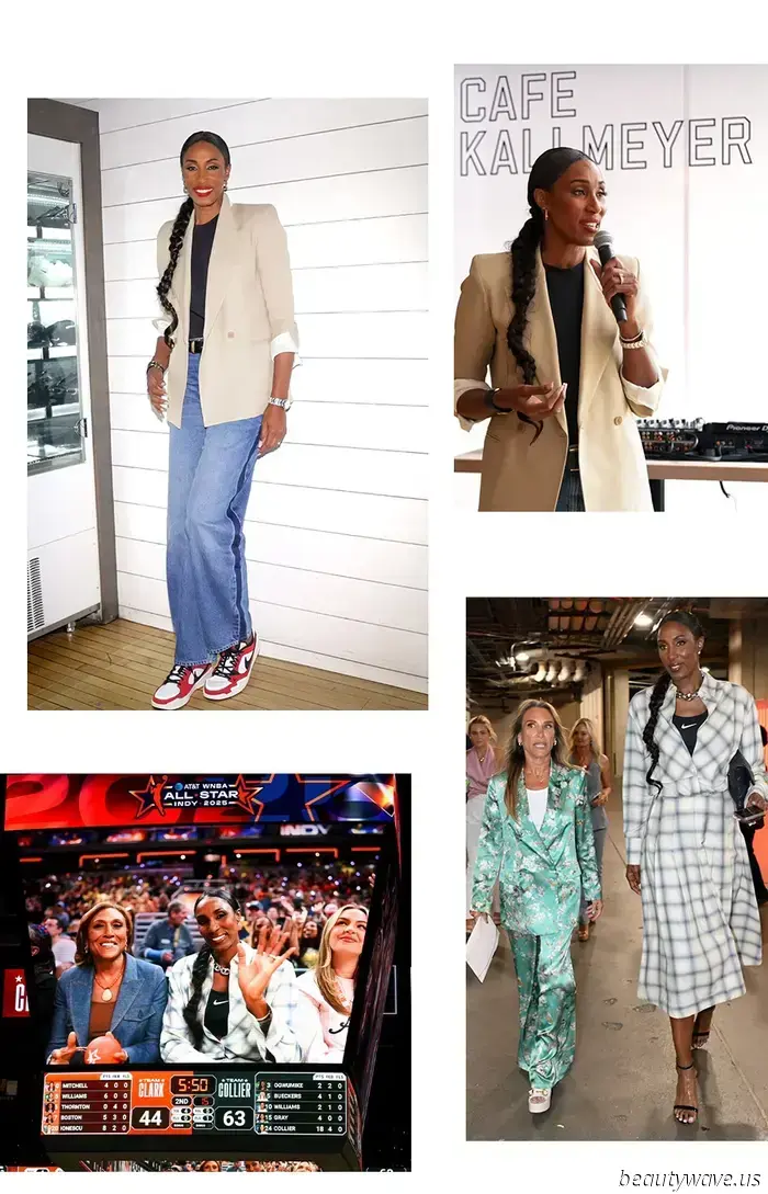 Lisa Leslie continua a vestirsi come una giocatrice della All-WNBA First Team.