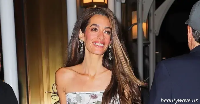 Amal Clooney Recently Donned the '90s Dress Style That You're Sure to Spot at Weddings This Summer.