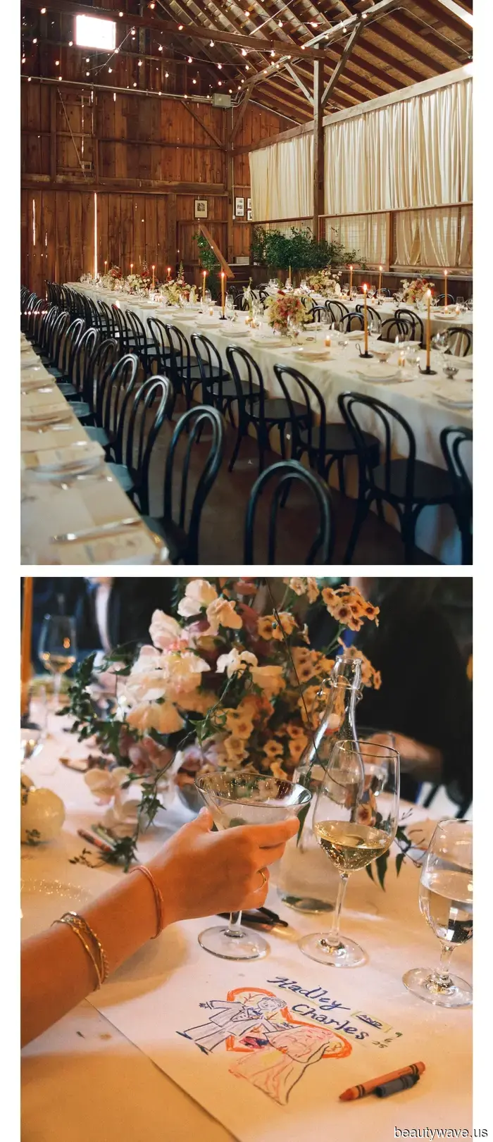 A Blush Wiederhoeft gown and a "Haunted Saloon" after-party made this California wedding truly unforgettable…