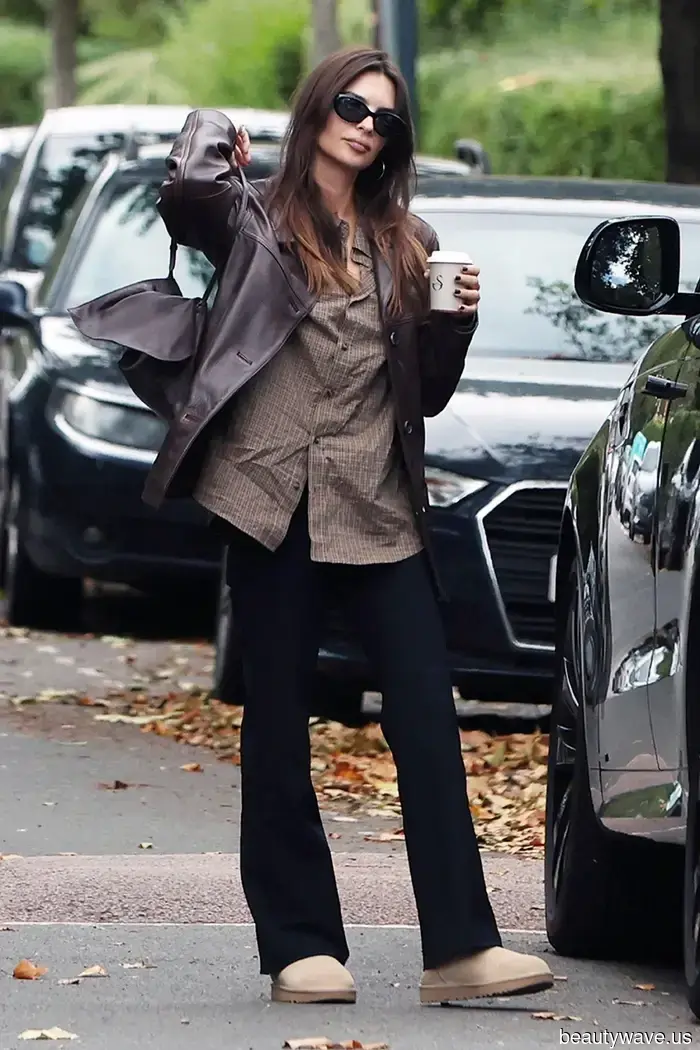 Le Camicie Bianche Sono Noiose&mdash;Questa È la Tendenza delle Camicie Che le It Girl Indossano con Leggings e Uggs Invece