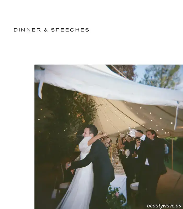 This stunning Babington House wedding featured a Brazilian welcome BBQ, a custom gown, and an adorable puppy.