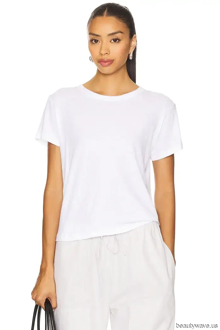 Ogni ragazza di moda millenaria a NYC indossa questo esatto outfit con t-shirt ogni settimana.