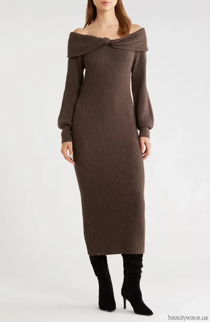 This is the understated dress trend that everyone pairs with boots during the winter.