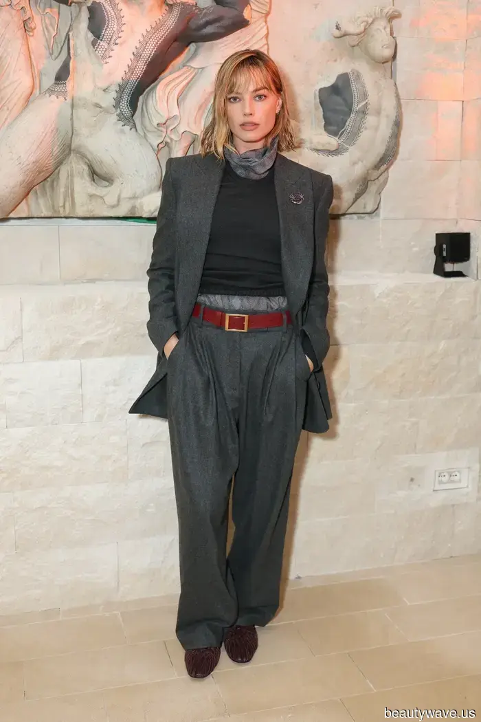 Forget black or brown heels; fashion enthusiasts are now opting for this flat shoe trend in a more intriguing neutral shade.