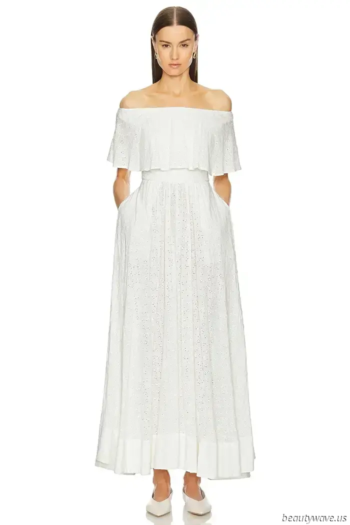 Adiós a los escotes corazón: Kirsten Dunst lució la bonita tendencia en vestidos de novia que las novias preferirán en 2026