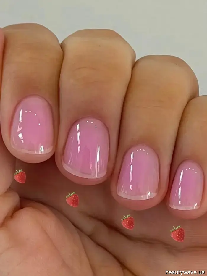 Believe me, this summer we'll all be sporting strawberry blush manicures.