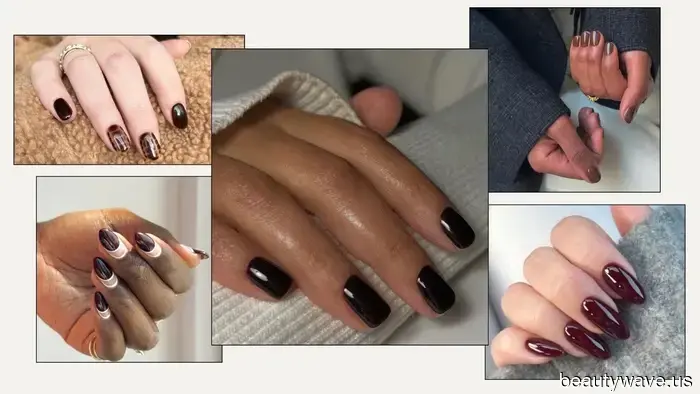 Sorry, Nude—These 21 Dark Nail Styles Show That Nothing is More Fashionable for Winter.