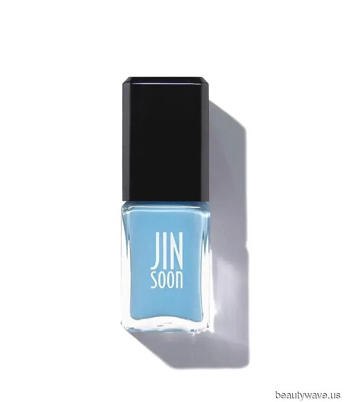 Anne Hathaway sported this sheer pink nail polish priced at $18 during the filming of The Devil Wears Prada 2.