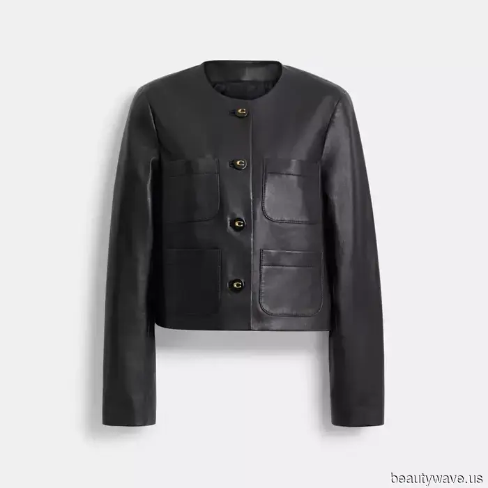 Biker jackets are nice, but those in the fashion world are opting for this pricey-looking leather jacket trend instead.
