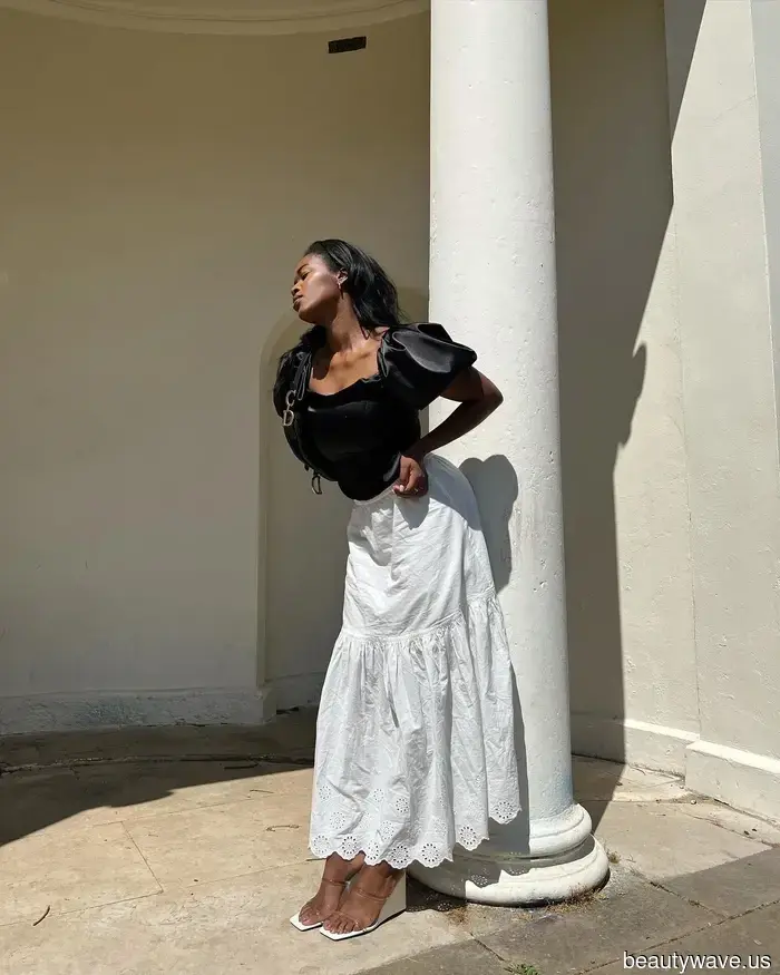 Apologies, Sneakers and Ballet Flats—Stylish Girls Understand That Summer Skirts Appear More Elegant with These Sandals.