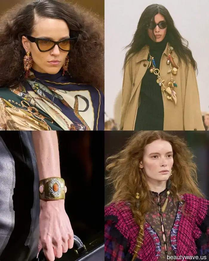 Brooches, Open Bags, and Boho Jewelry—7 Accessory Trends That It Girls Will Embrace This Fall