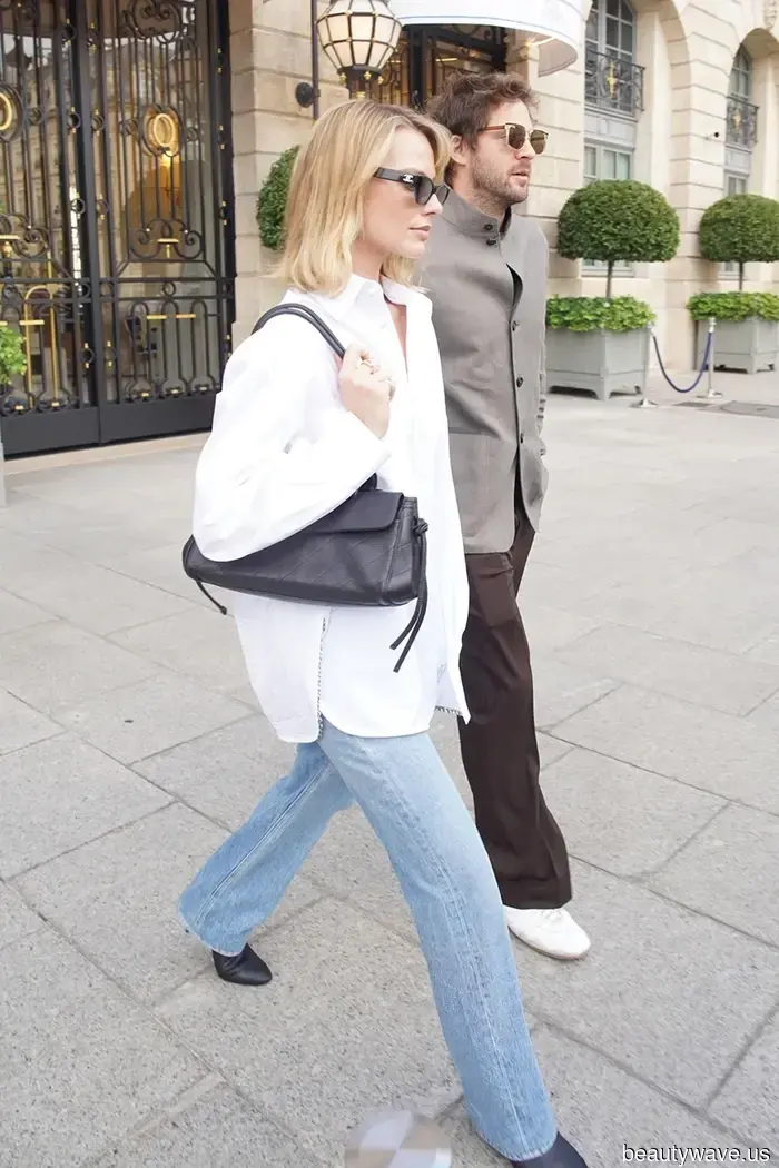 Wenn ich jemanden in Paris sehe, der dieses klassische Jeans-Outfit trägt, weiß ich sofort, dass sie Geschmack haben.