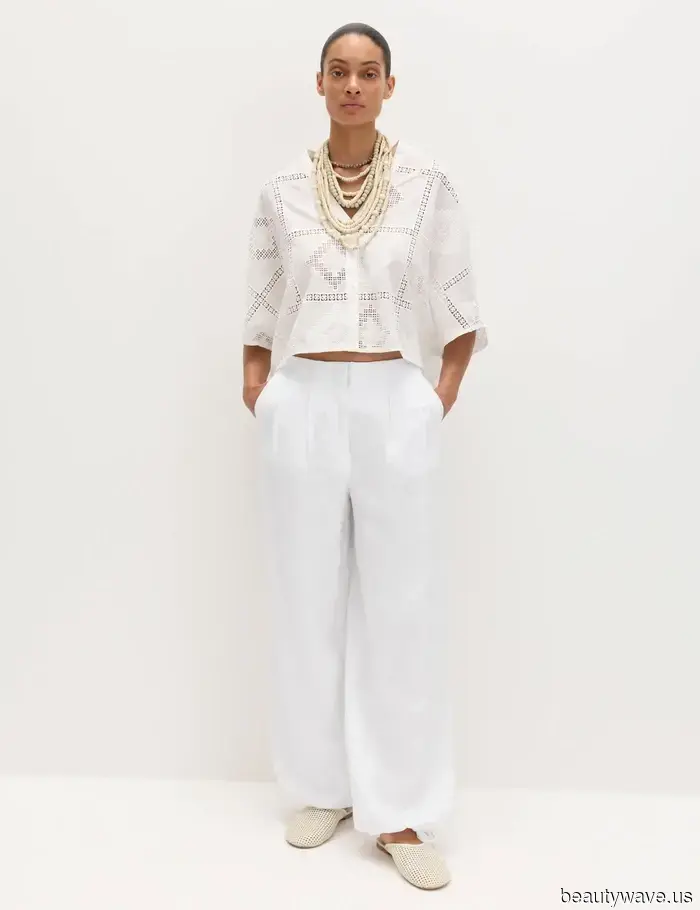 Improvvisamente, ogni donna elegante indossa i chic pantaloni in lino di M&S&mdash;ma non rimarranno in stock per…
