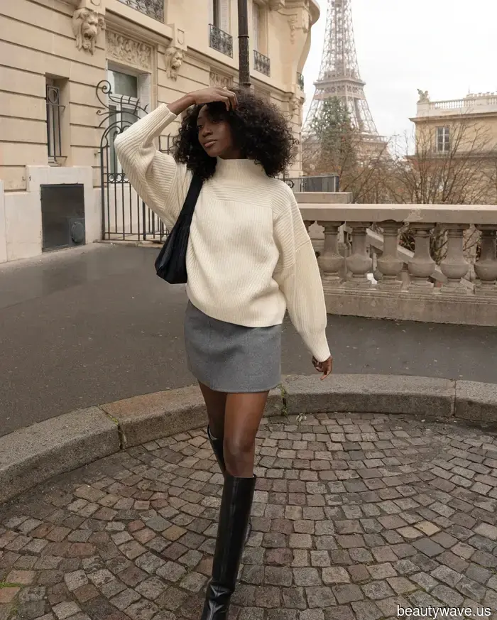 5 Simple but Chic Ways Parisians Are Currently Styling Knitwear