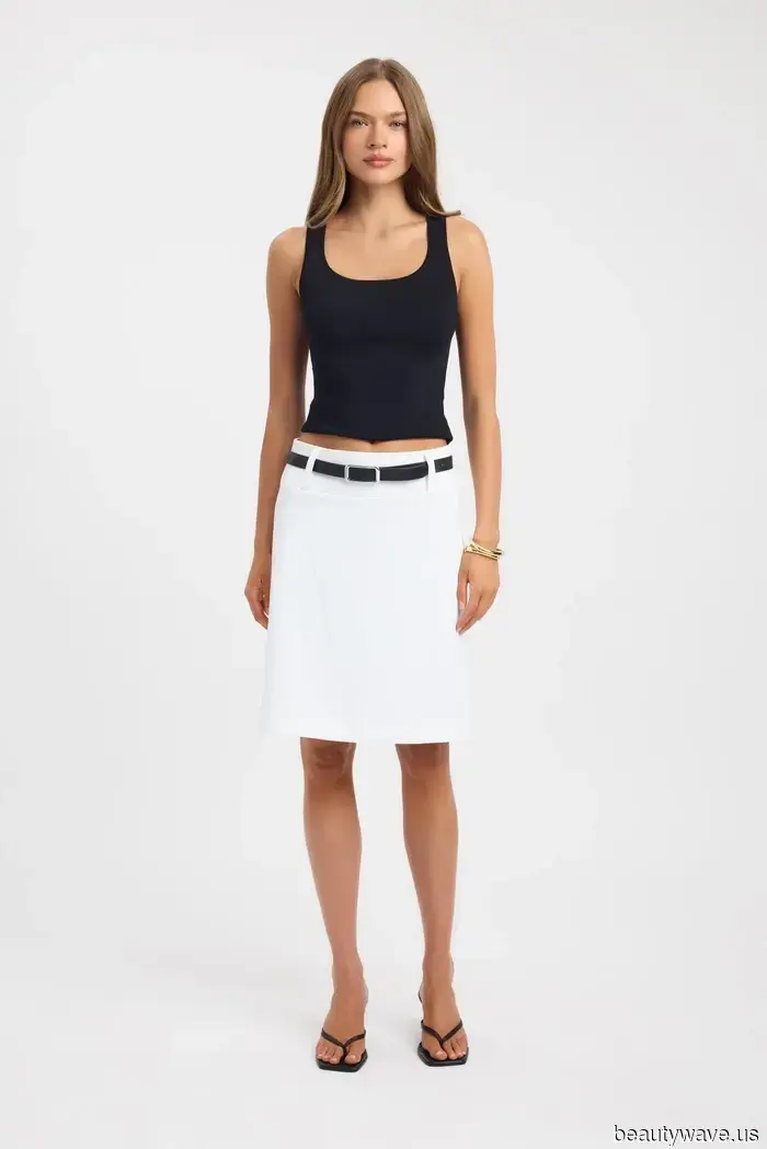 If you want your midi skirt ensemble to have a French vibe—skip the flip-flops and flats and opt for this shoe trend instead.