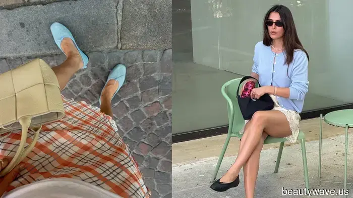 8 elegante Outfits, die französische It-Girls mit Ballerinas statt mit High Heels oder Sandalen tragen