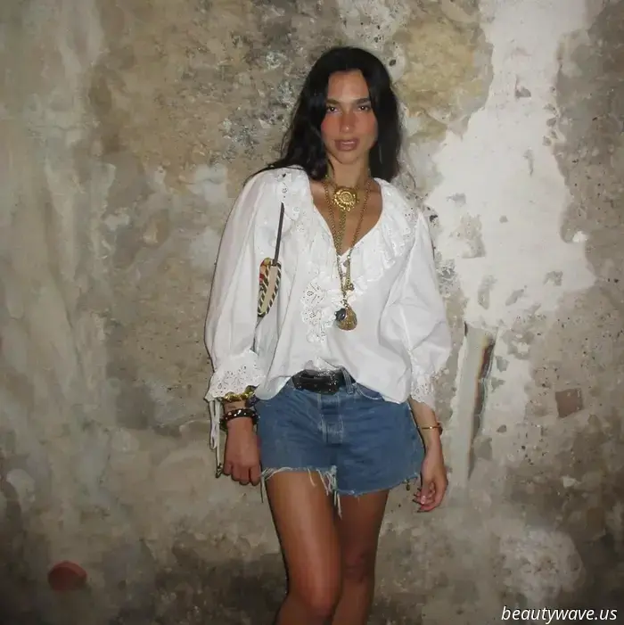 In Italy, It Girls are sporting this stylish shirt trend paired with denim shorts to avoid looking outdated.