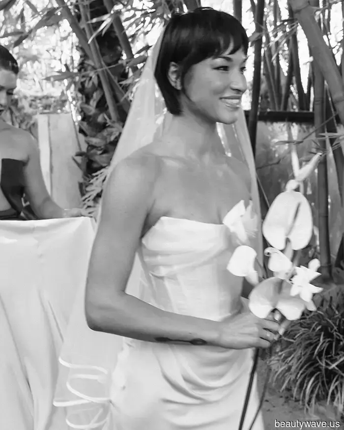 The Bride Donned a Unique Custom Look for Her Upscale Backyard Wedding in Ojai.