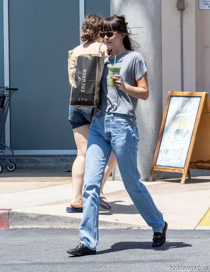 If Erewhon Established a Dress Code, Dakota Johnson's Recent Outfit for Grocery Shopping Would Serve as the Model.