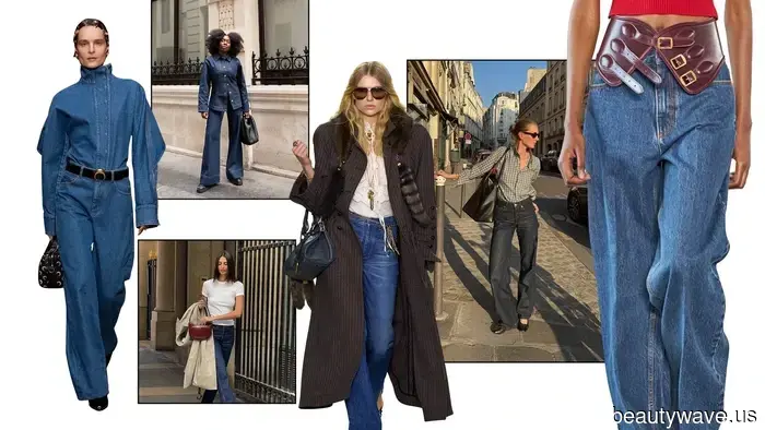 Raffredda con i Jeans Skinny&mdash;Le Persone Chic Indossano Questi 6 Trend Denim per l'Autunno Invece