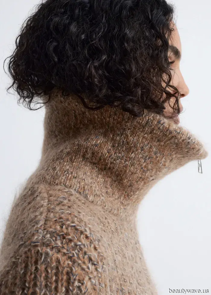 Nicht ein Rollkragenpullover, nicht ein Rundhals-Pullover: Dieser schicke Strickstil übernimmt gerade jetzt.