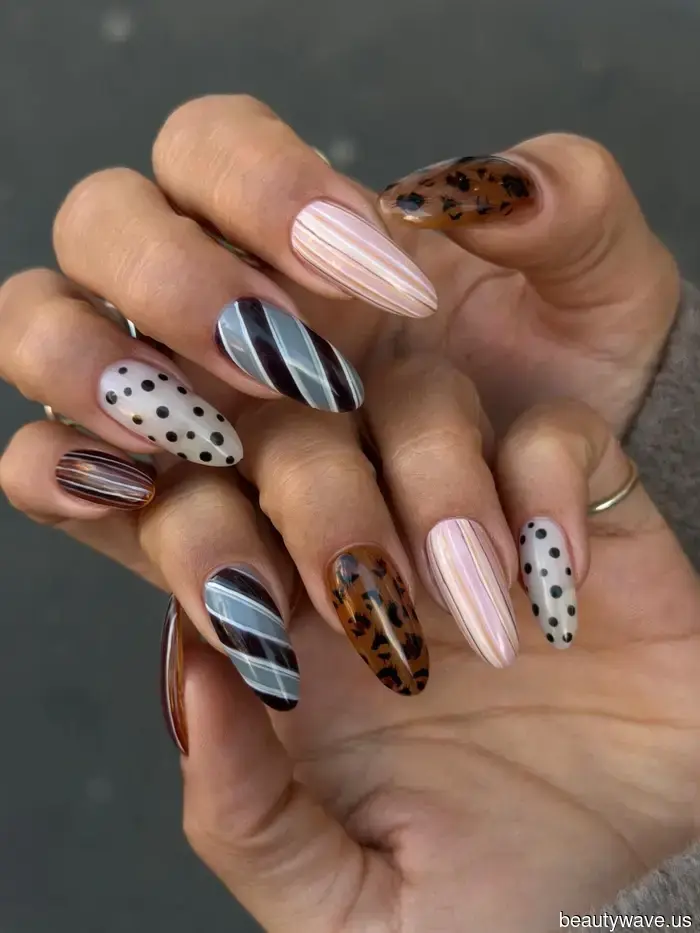 Pinterest states that this spring, every It Girl is showcasing this stylish, adaptable manicure.