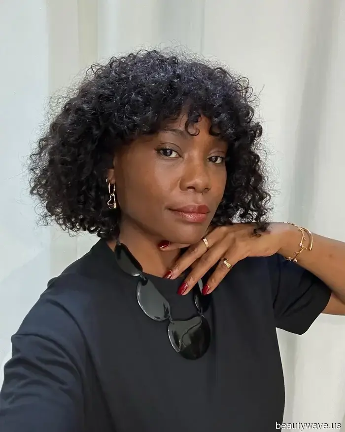 I Keep Considering Curly Bangs—Here Are 16 Styles I've Sent to My Hairstylist.