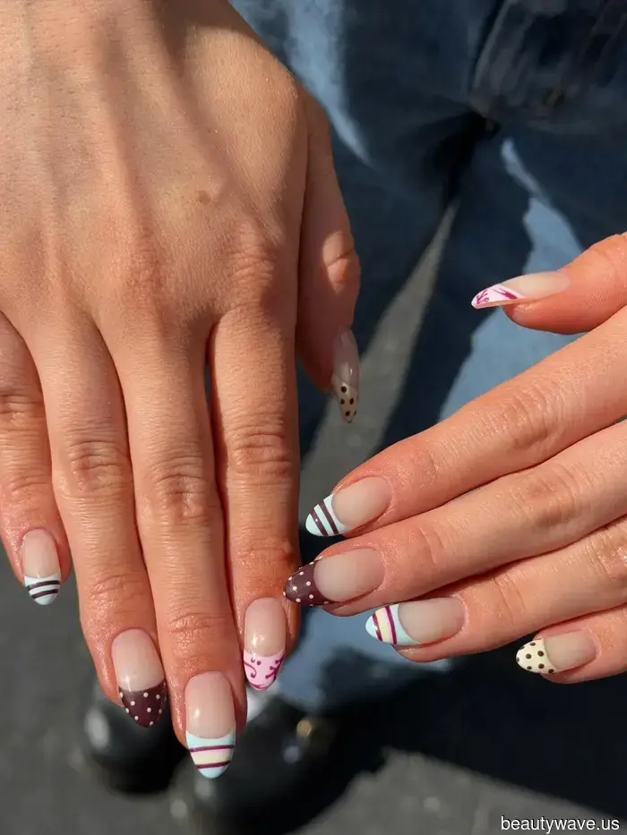 Pinterest states that this spring, every It Girl is showcasing this stylish, adaptable manicure.