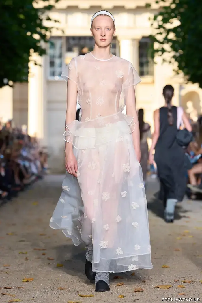 Sheer, Slinky, and Almost Invisible—Copenhagen's Most Stylish Runway Trend Is Making Its Way to Bridal Fashion.