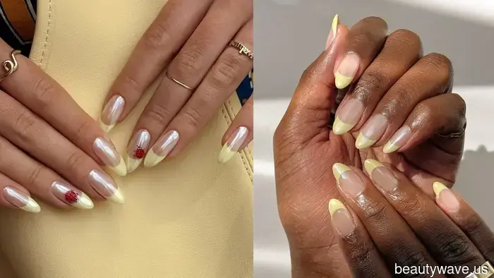 Yellow Chrome Nails Are My New Obsession—Here Are 8 Styles to Try Immediately, Ranging from Lemon Glaze to Butter French.