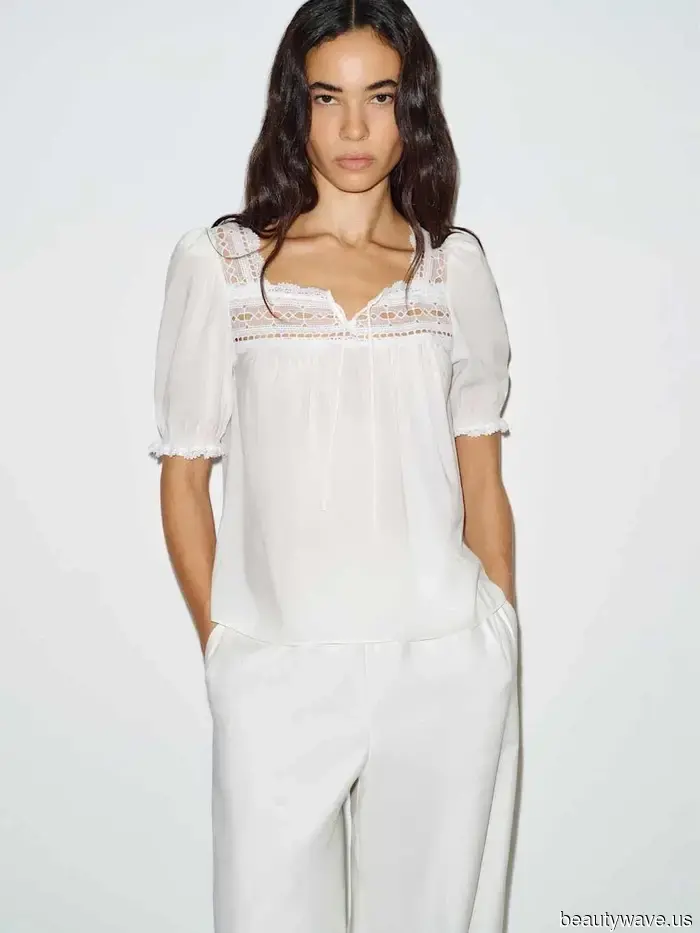 Dimentica le T-shirt bianche&mdash;Jeans e ballerine sembrano più chic con questa bella tendenza top