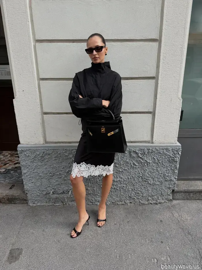 6 Pezzi Chic che le It Girl Abbinano ai Loro Pantaloni Corti e Gonne con Pizzo