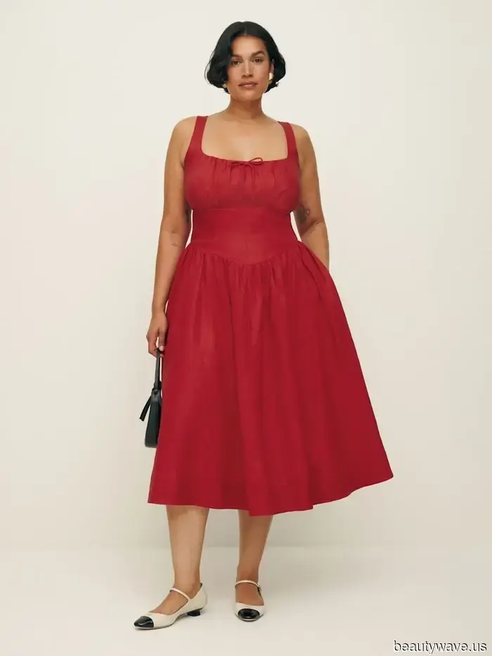Der Flachschuh-Trend, der Rosal&iacute;a's einfaches Sommerkleid so modisch aussehen ließ