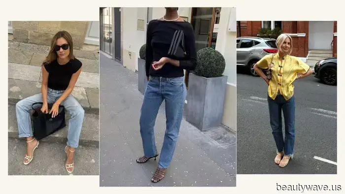 I Jeans Stovepipe Sono Lo Stile Della Stagione&mdash;5 Sandali Che Stanno Davvero Bene Con Loro