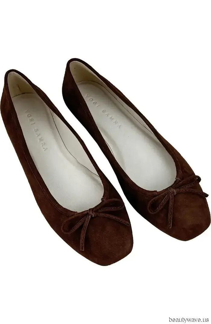 All the most stylish ballet-flat outfits share *this* common element for fall.