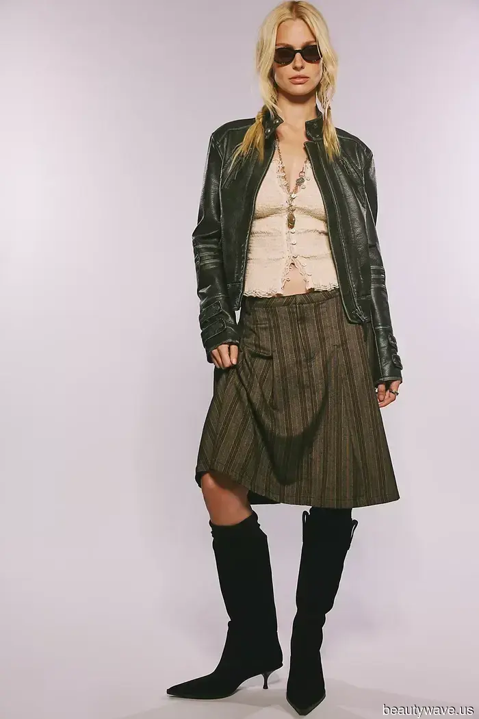 Estoy muy en contra de los pantalones, jeans y leggings&mdash;esta es la tendencia de falda atemporal que uso sin parar en su lugar.