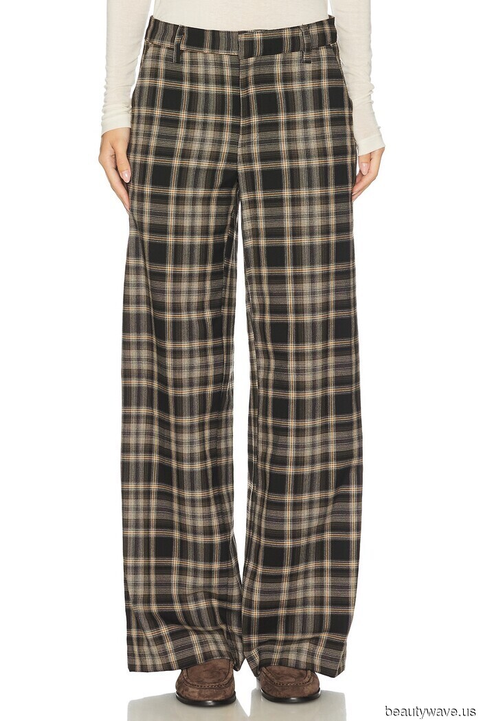 If you want your sneakers to appear more sophisticated (rather than ordinary), pair them with these pants instead of jeans.