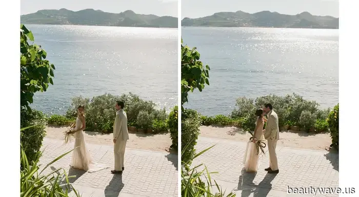 Phoebe Philo! Ralph Lauren! Colleen Allen! Die Braut trug 7 makellos elegante Looks für ihre Hochzeit in Saint Bart's.