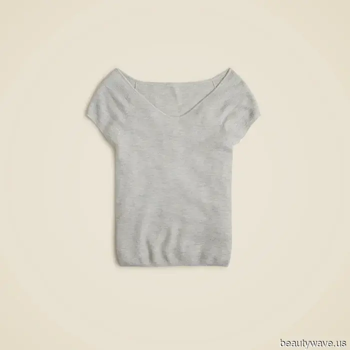 All the trendy girls are now pairing this "outdated" basic with jeans.