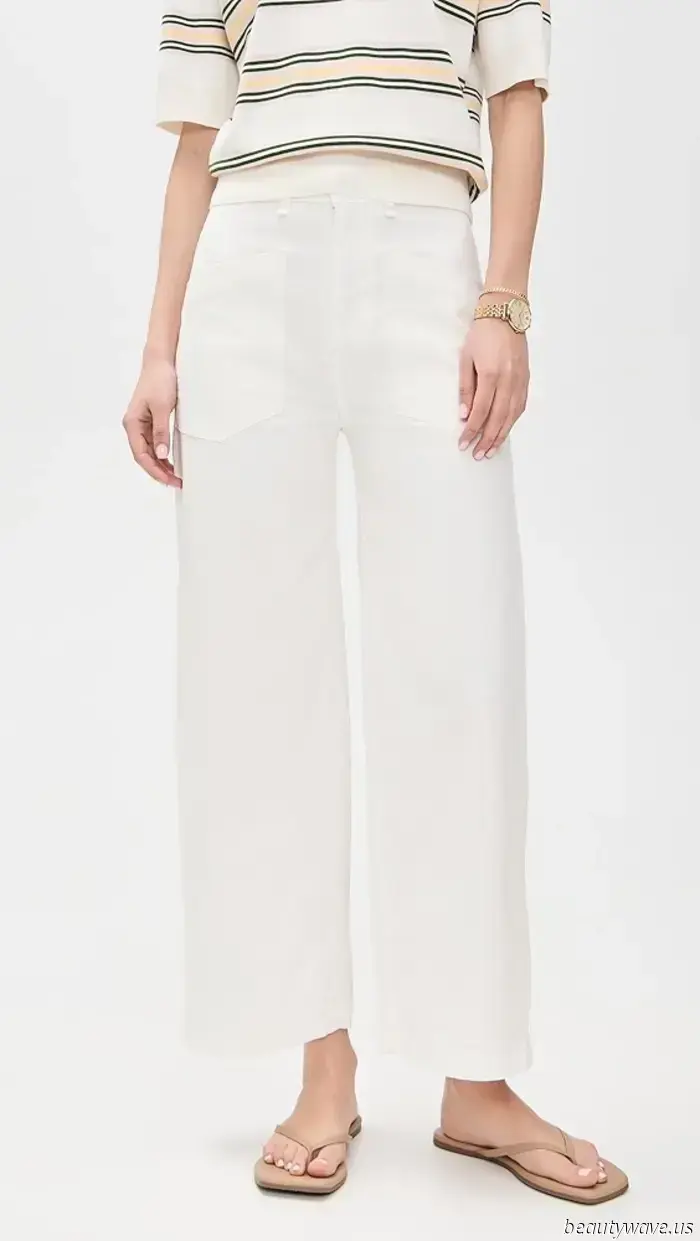 Is it just me, or are all the trendy girls now combining ballet flats with this anti-denim pant trend?