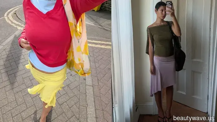 Everyone in NYC is currently sporting this once-outdated skirt trend paired with simple summer outfits.
