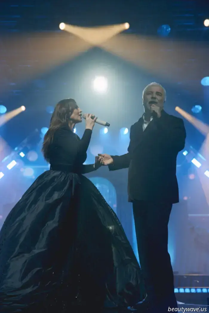 Philipp Kirkorow, Tatjana Navka, Inna und Dmitri Malikov bei der Präsentation des neuen Albums von Jasmin „Das Mädchen aus Derbent“