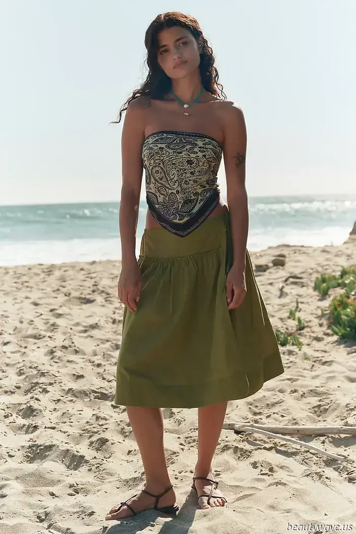 Am Mittelmeer gesichtet: Kate Moss trug den Rocktrend, in den sich It-Girls bald verlieben werden